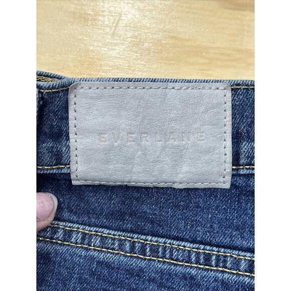 Everlane Shorts Womens 30 The Way High Denim Short Cutoff Medium Wash Blue - Picture 5 of 8